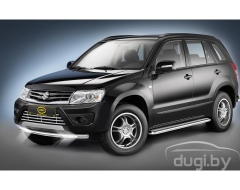 Одинарная труба "Cobra" с Led подсветкой для Grand Vitara